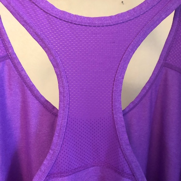 Purple Workout Racerback Tank - Picture 3 of 4